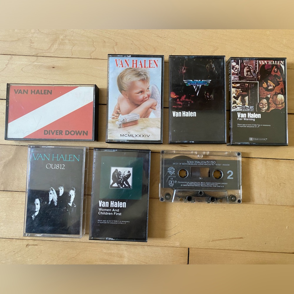 Van Halen Cassette Tapes